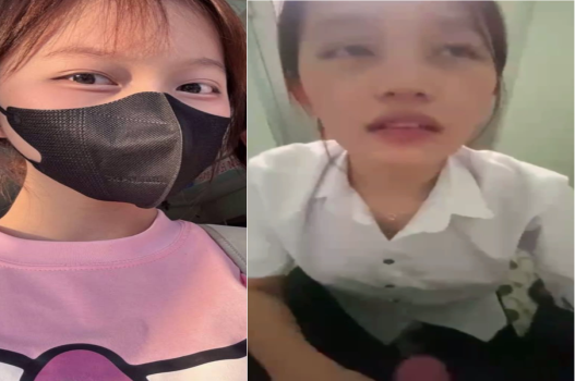 phim sex việt nam .com Sex nữ sinh đòi mút cặc bạn trong WC